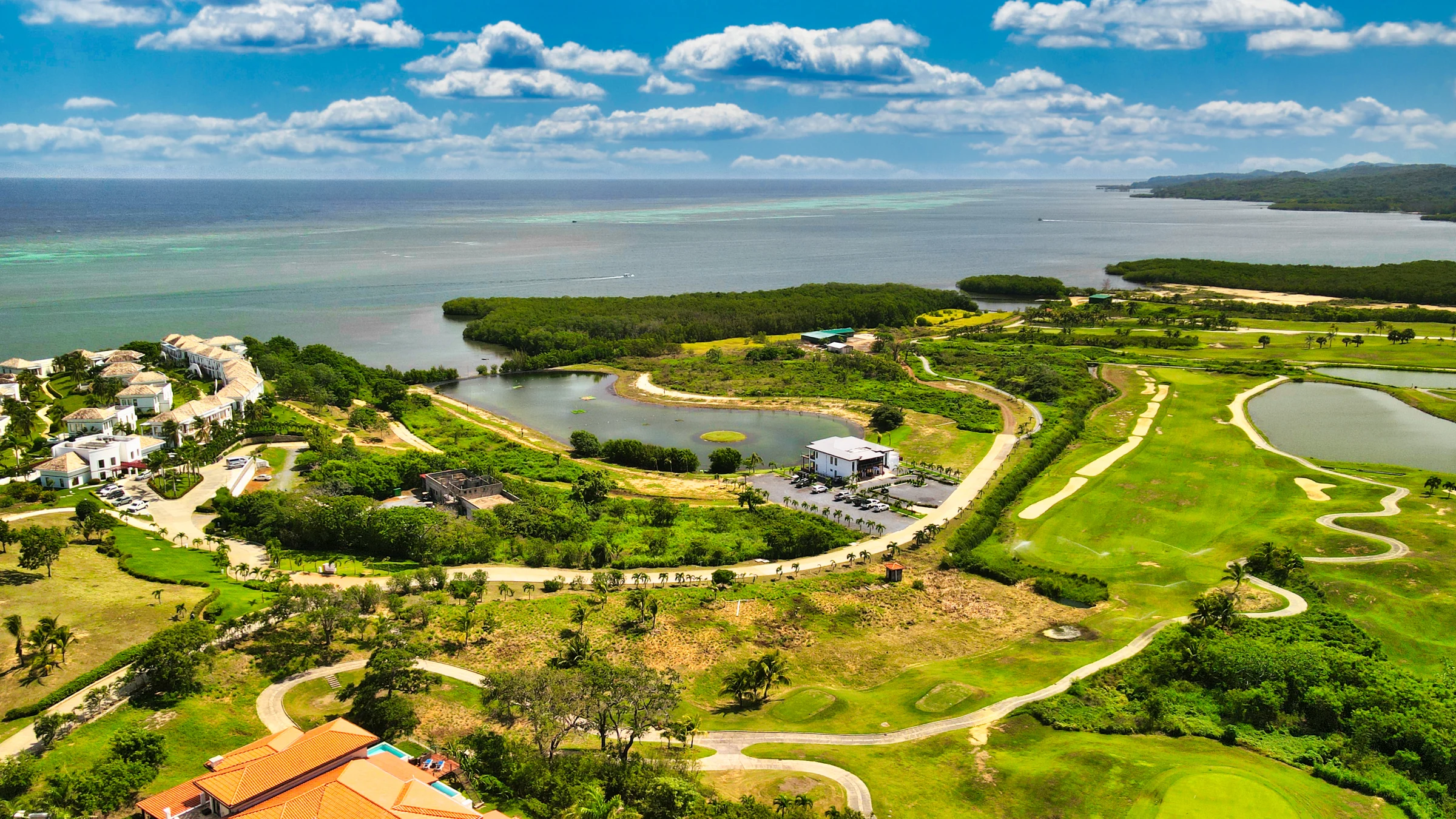 Black Pearl Golf Course beside the Caribbean